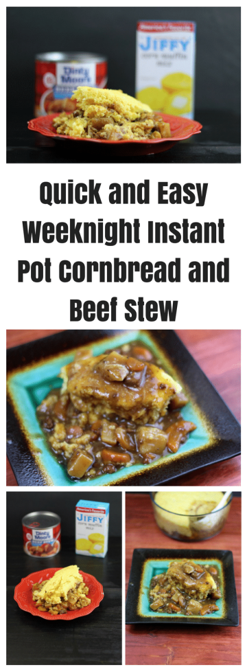 Cornbread Stew Quick and Easy Weeknight Instant Pot Cornbread and Beef Stew ⋆