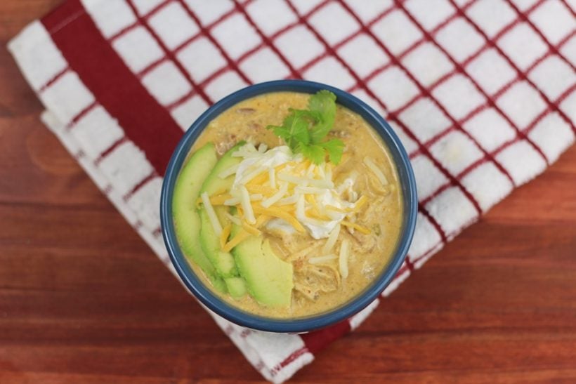 Instant Pot White Chicken Chili Recipe ⋆ by Pink