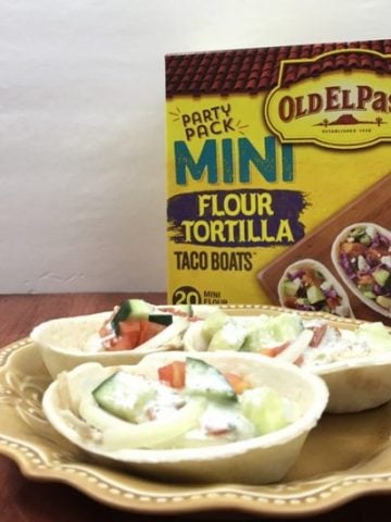 Instant Pot Chicken Gyro Boats