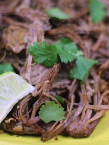 Instant Pot Cilantro Chili Lime Shredded Beef