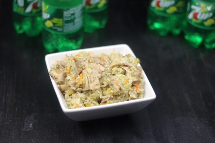 Instant Pot Creamy 7UP Chicken, Rice, and Veggies ⋆