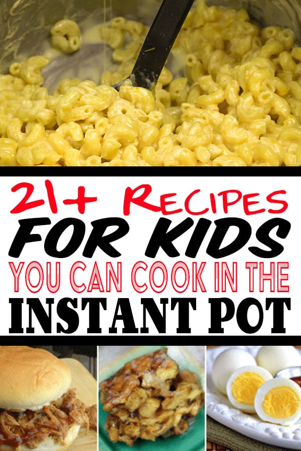 Kid friendly best sale instant pot recipes