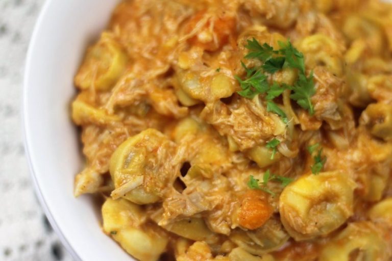 Creamy Instant Pot Chicken Tortellini with Veggies