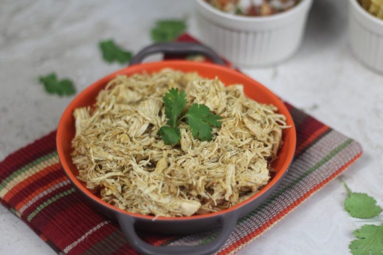 Instant Pot Chili Cilantro Lime Shredded Chicken
