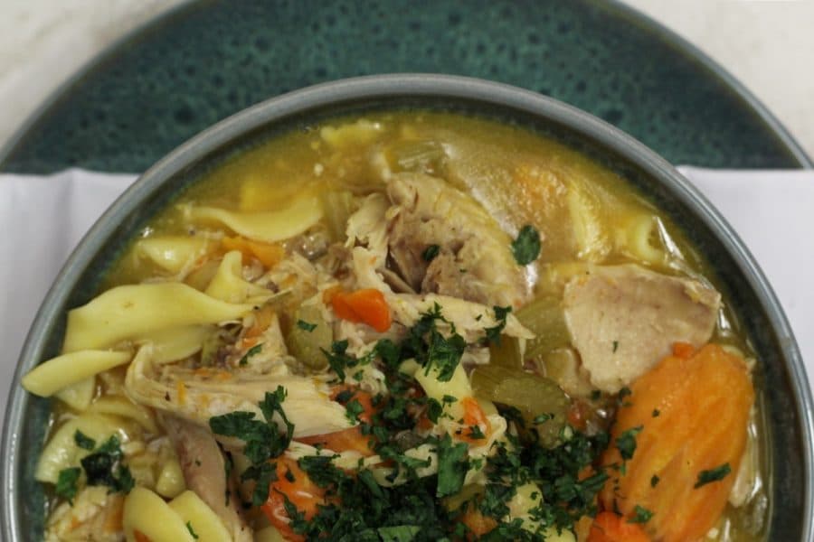 Instant Pot Hearty Chicken Noodle Soup