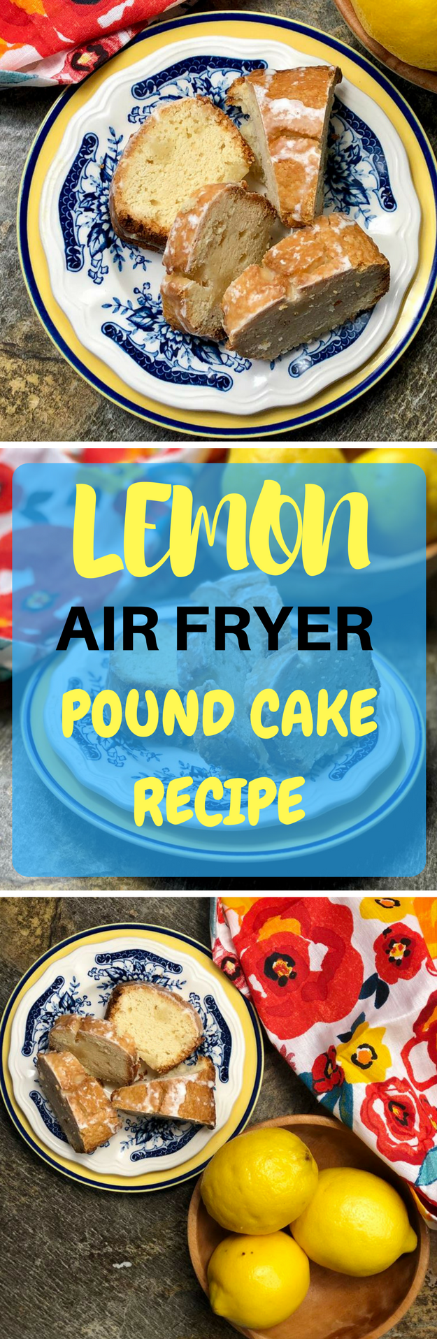 Simple air fryer lemon cake recipe