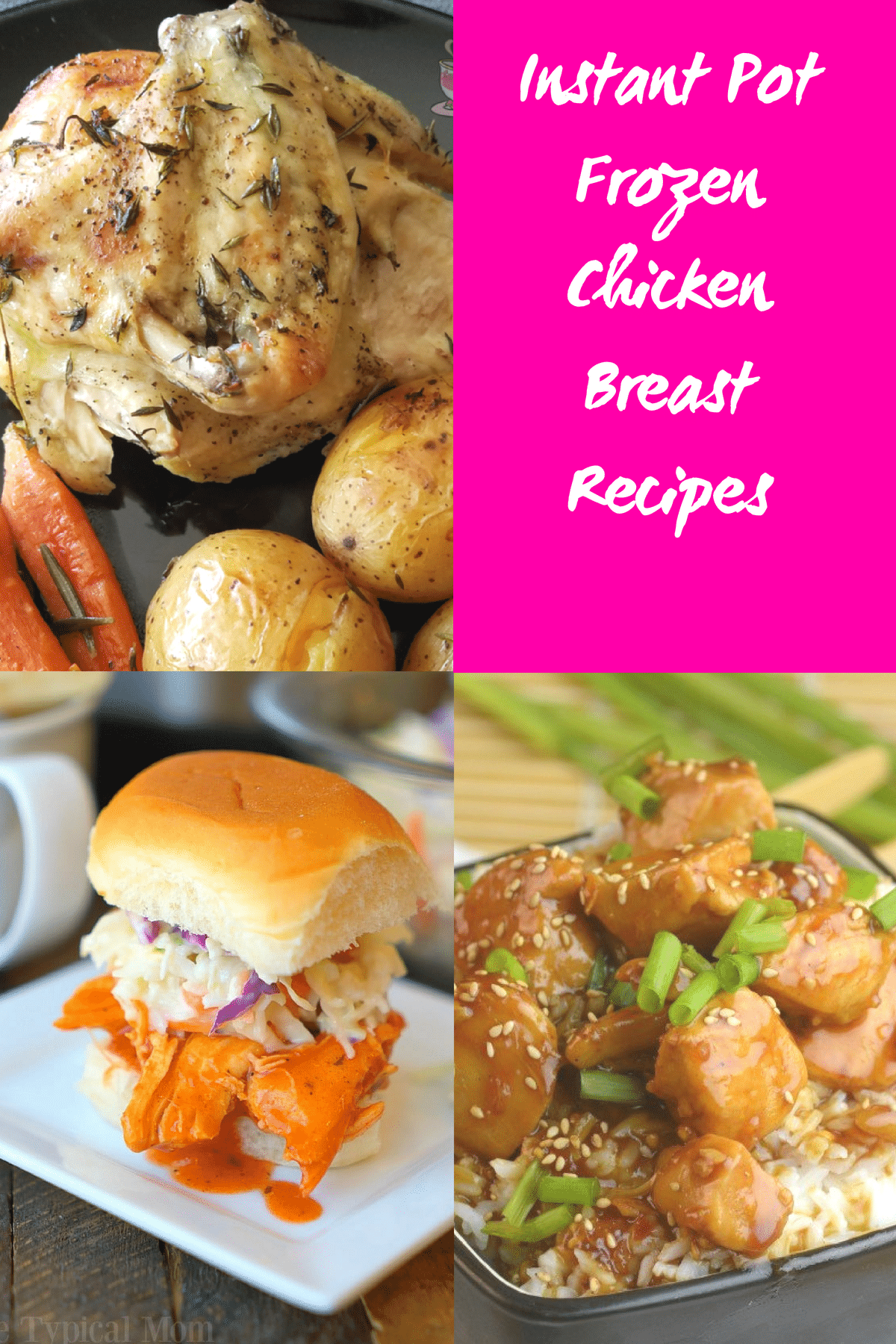 Instant Pot Frozen Chicken Breast Recipes ⋆ by Pink