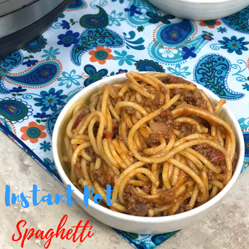 This Instant Pot Spaghetti will amaze you with the beautiful blend of flavors and ease of cooking. Pressure cooker spaghetti is a simple one-pot meal that your family will love! #spaghetti #instantpot #pasta #pastafoodrecipes #groundbeef #instantpotpasta