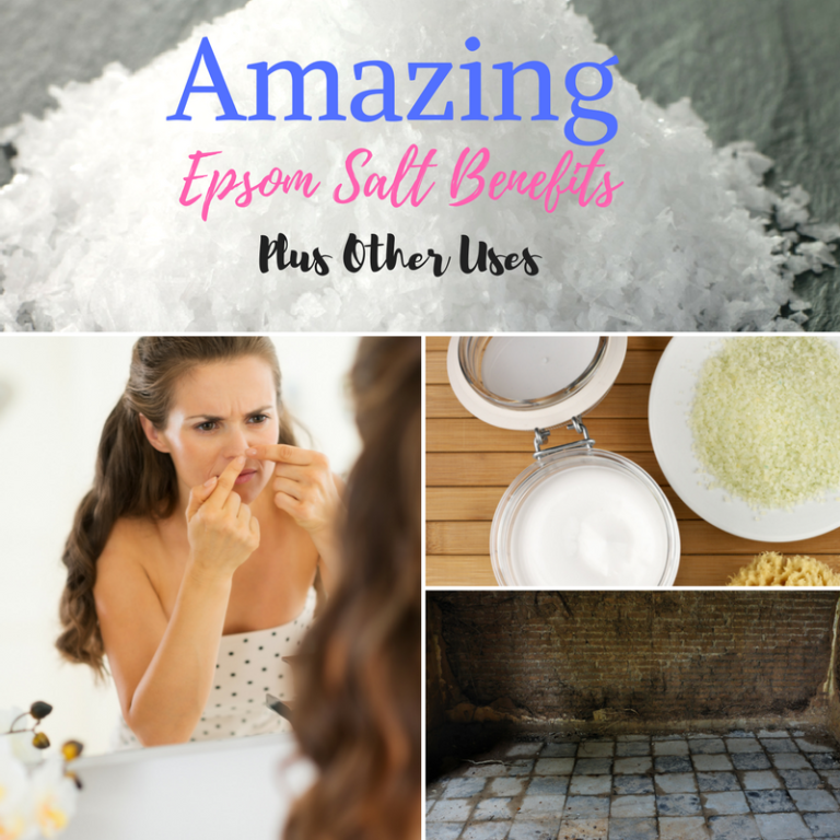 Epsom salt is great for soothing your sore muscles when doing an Epsom salt bath but did you know that you can use it in other areas of your home? I want to share some great Epsom salt benefits and uses. #hacks #epsosalt #naturalremedies