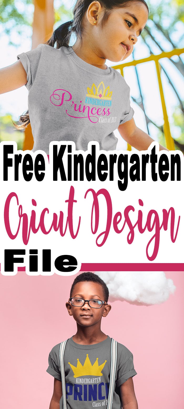 First Day Of Kindergarten Free Svg Files For Cricut Design Space By Pink