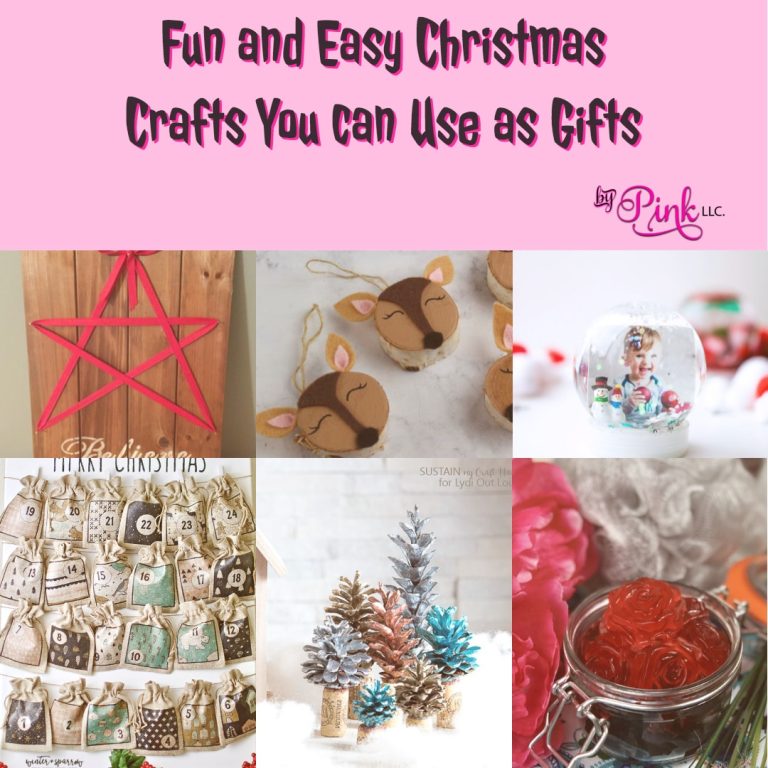 Fun and Easy Christmas Crafts You can Use as Gifts