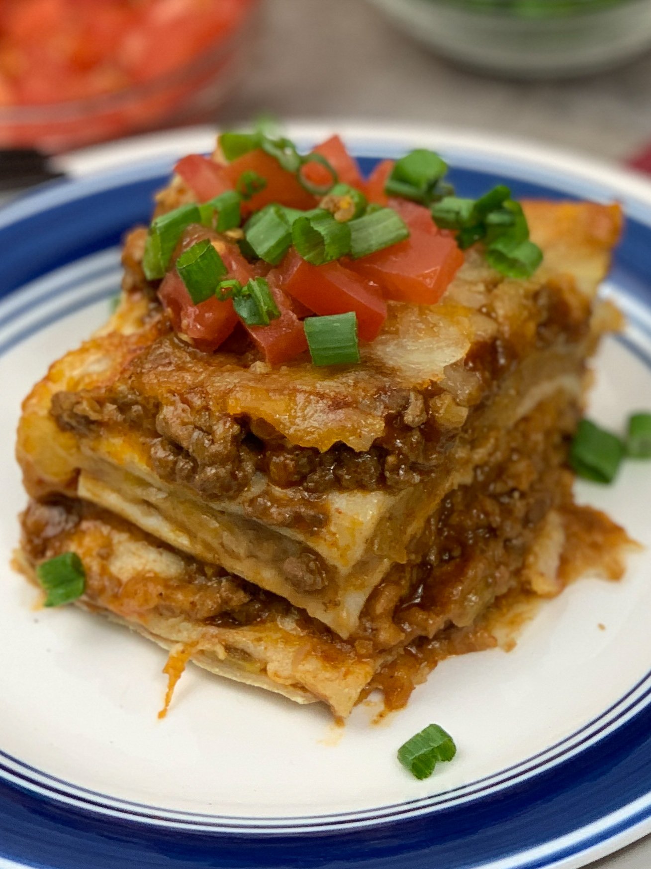 This Mexican Lasagna Recipe is an amazing way to switch up taco Tuesday. Mexican Lasagna is a great infusion of Mexican spices and flavors that your family will love! #mexicanfoodrecipes #mexican #mexicanfood #lasagna #airfryer #tacotuesday #taco This Mexican Lasagna Recipe is an amazing way to switch up taco Tuesday. Mexican Lasagna is a great infusion of Mexican spices and flavors that your family will love! #mexicanfoodrecipes #mexican #mexicanfood #lasagna #airfryer #tacotuesday #taco