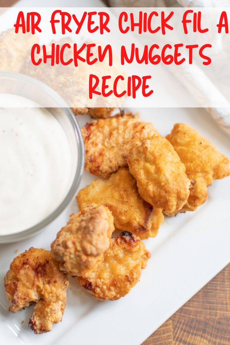 Easy Air Fryer Chick Fil A Nuggets ⋆ by Pink
