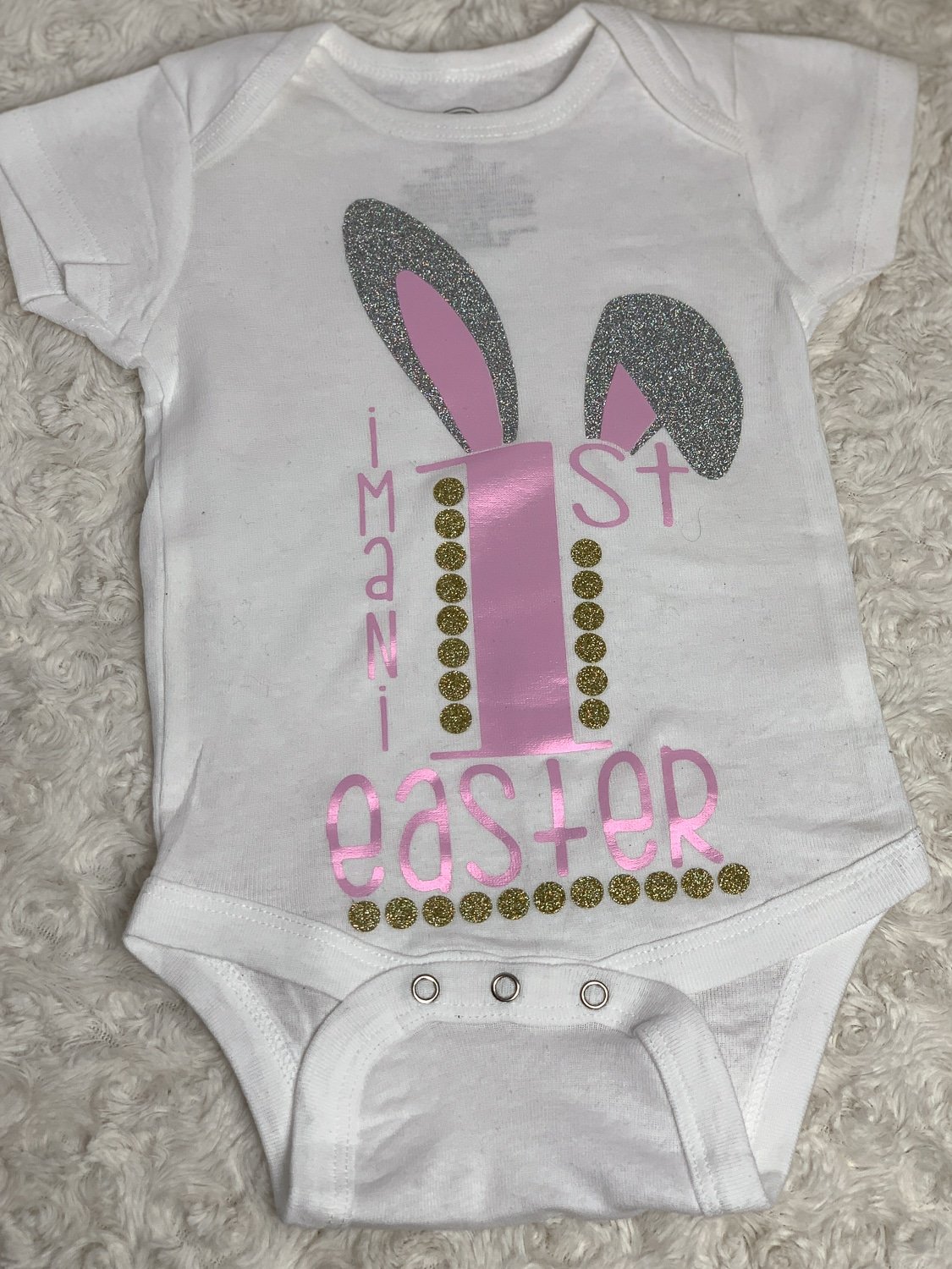 my first easter onesie girl