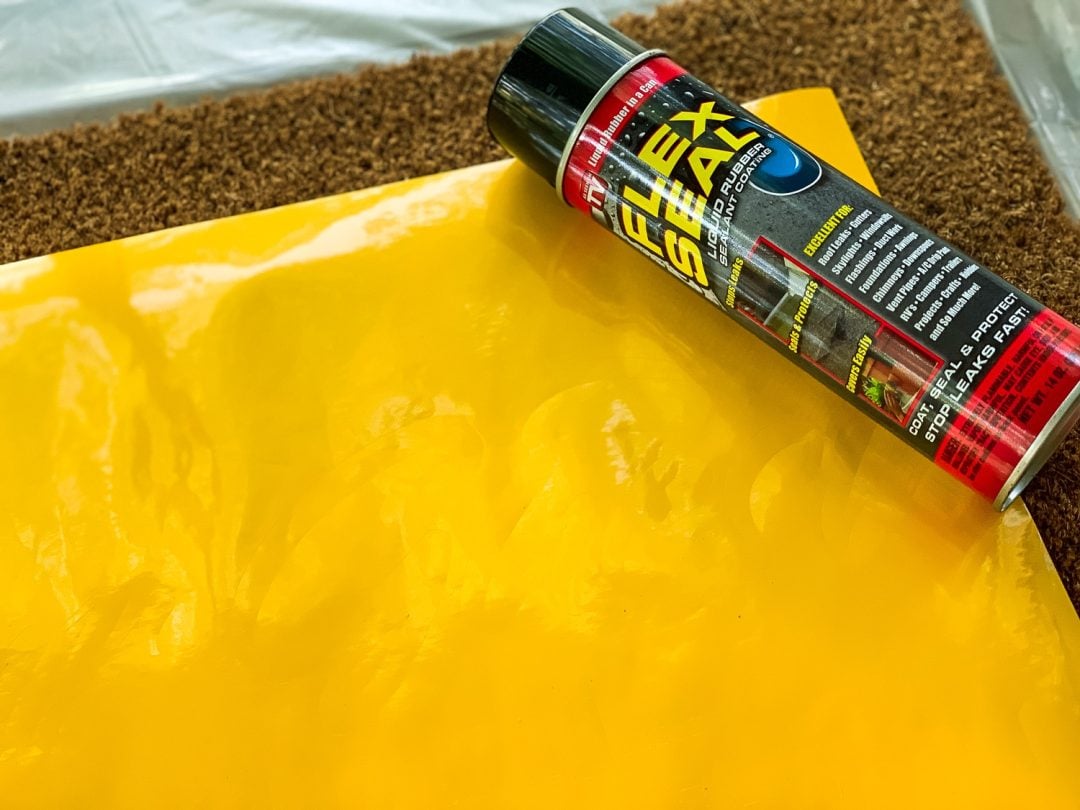 How To Make a DIY Doormat Using Flex Seal with Free SVG ⋆ by Pink