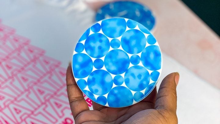 Cricut Infusible Ink Transfer Sheets coasters