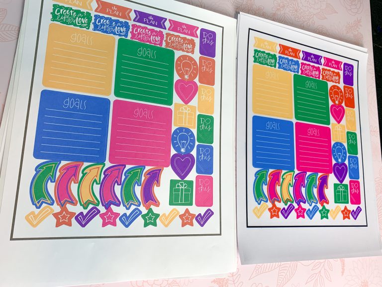 Make these free printable stickers to fit your Anna Griffin and your Happy planners or any other planner you have for that matter.