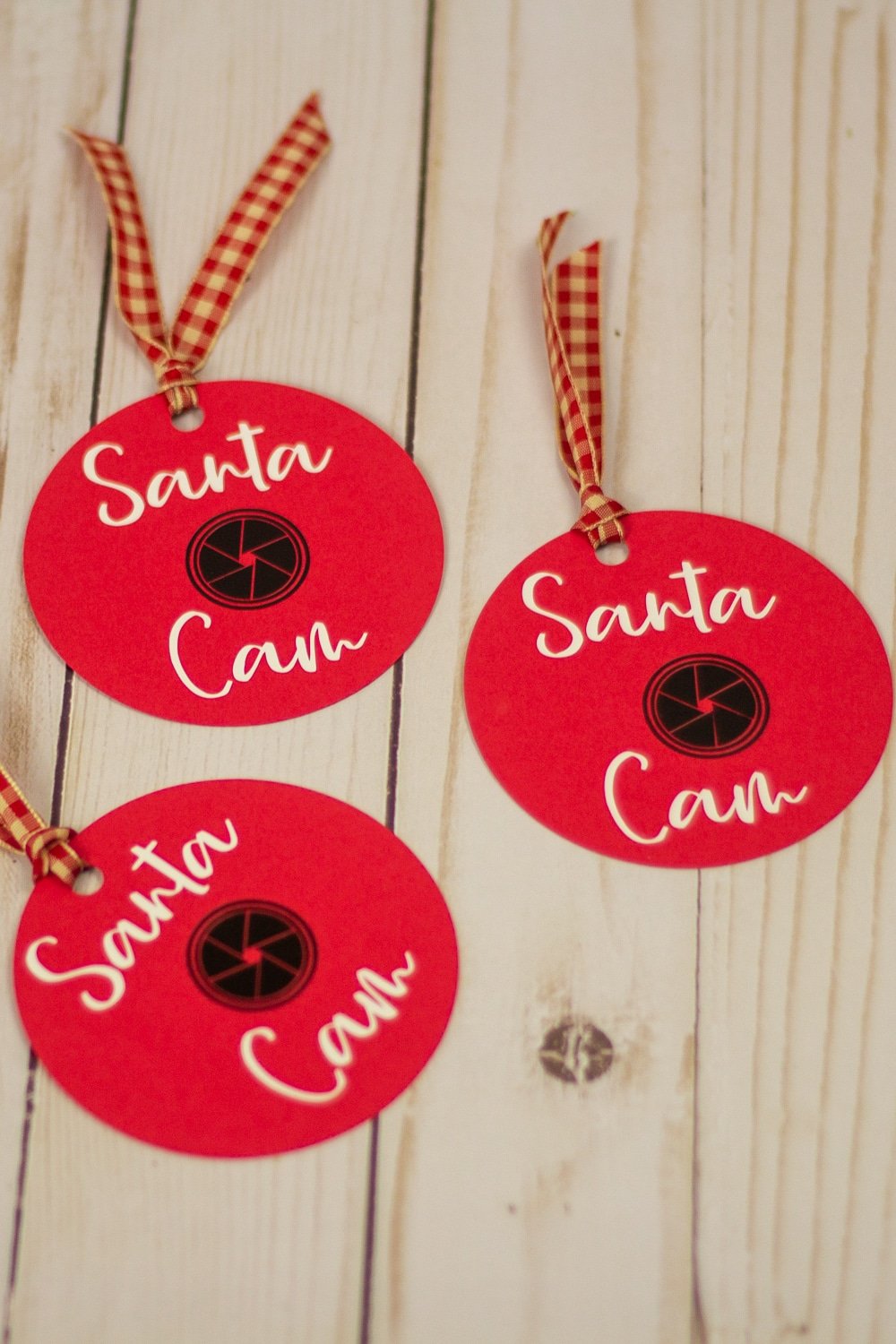 Santa Cam Ornament Paper Craft By Pink