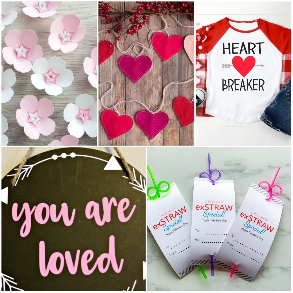 cricut valentine's day projects