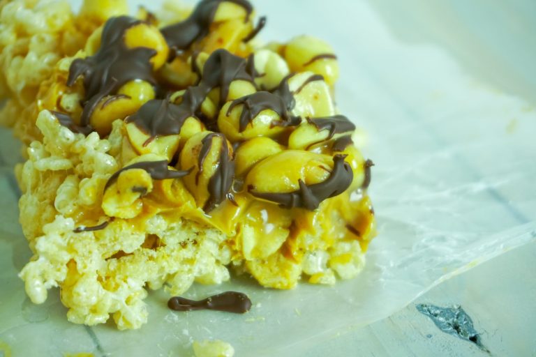 Easy Chocolate Peanut Butter Rice Krispy Treats