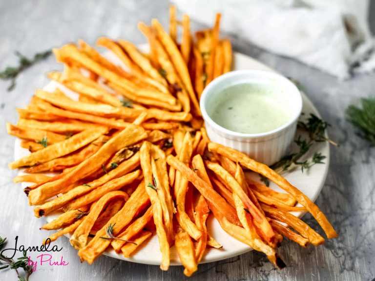 Oven Roasted Sweet Potato Fries From Scratch