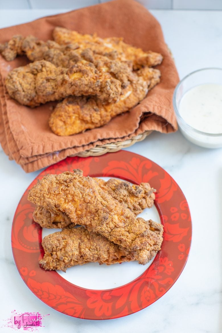 Popeyes Chicken Tenders in The Air Fryer ⋆ by Pink