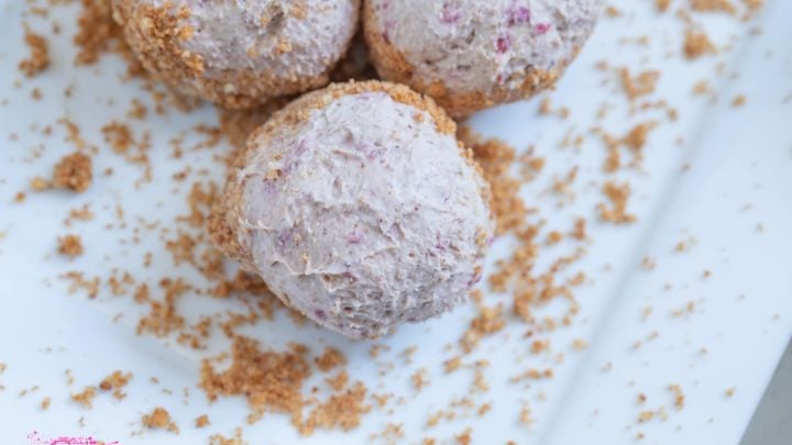 cheesecake low-carb energy ball