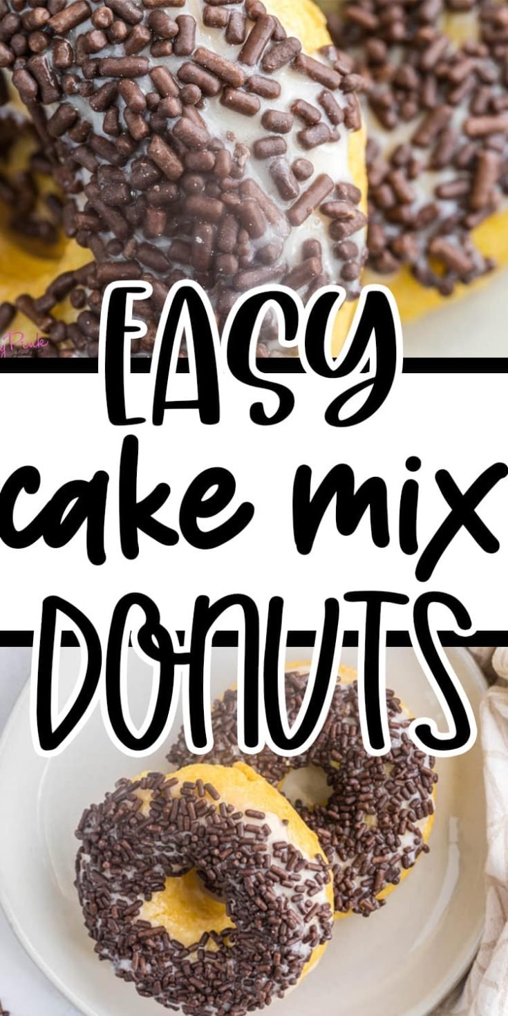 Cake Mix Donuts (4 Ingredient Recipe) - Upstate Ramblings